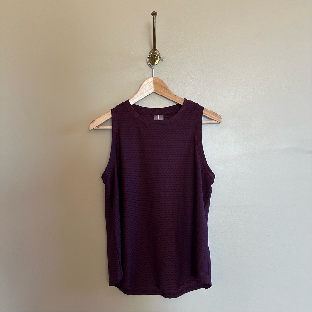 Set of Calla Moisture Wicking Tank Tops in Plum and Teal- M - Picture 2 of 11